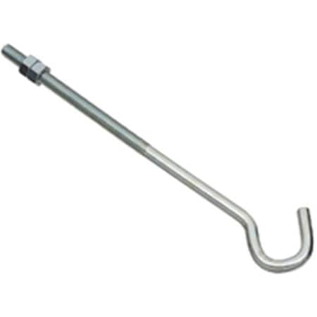 Stanley Stanley Hardware 221705 .37 x 10 In. Zinc Hook Bolt 7229800